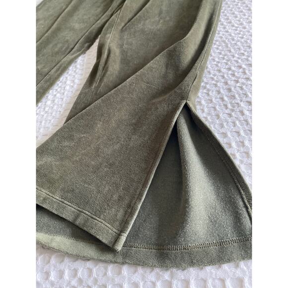 JoyLab Green Velour Split Ankle Casual Pants Sz M - Picture 9 of 9